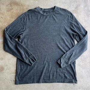 T by Alexander wang Mens long sleeve grey medium casual Preowned bar lounge club